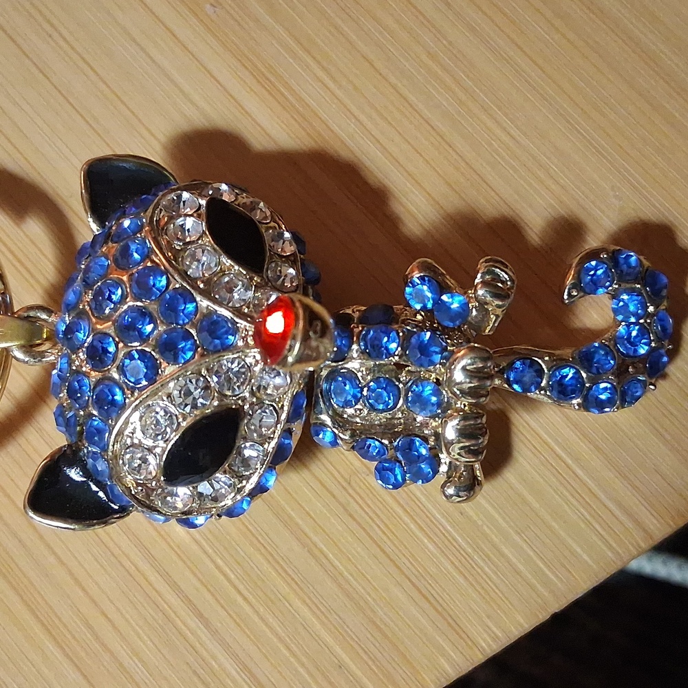 Bling Rhinestone Fox 🦊 Key Ring